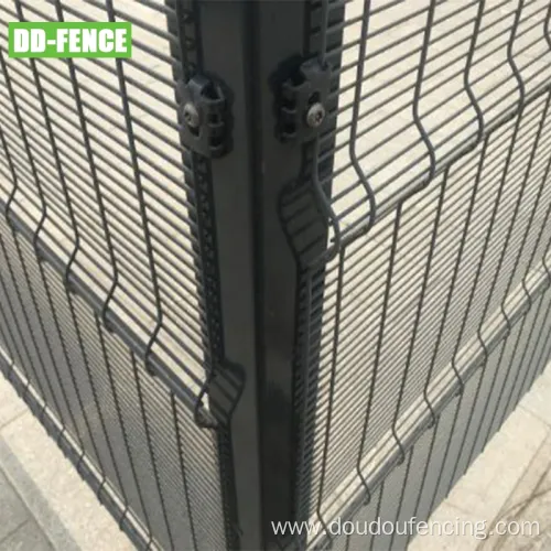 Welded 358 Anti Climb Cut Metal Fence